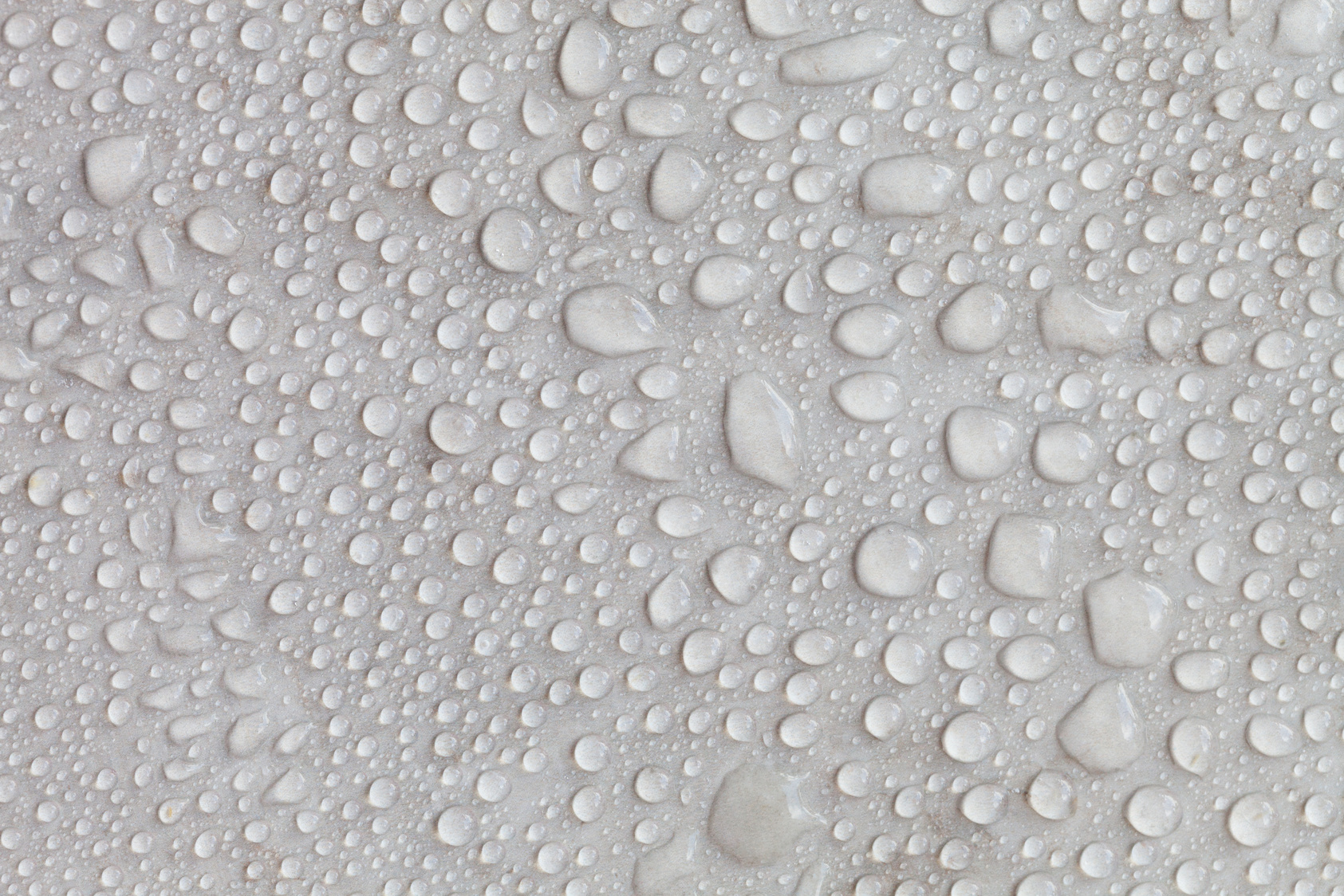 Water droplets on shower tiles